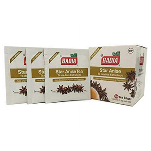 Badia Star Anise Bags Natural Herbs Slimming Caffeine-Free 10ct (12 Pack) - Food & Beverages > Non-Alcoholic Drinks