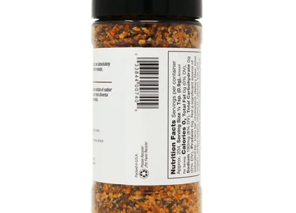 a close up of a jar of food with a label on it