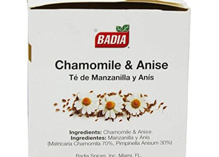 Badia Te de Manzanilla Spices Chamomile & Anise Bags 25ct (12 Pack) - Food Beverages > Non-Alcoholic Drinks Infusions