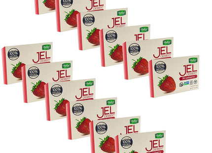 Bakol Jel Dessert All Natural Vegan Jell Strawberry Flavor 3oz (12 Pack) - Food & Beverages > Baking Desserts Puddings