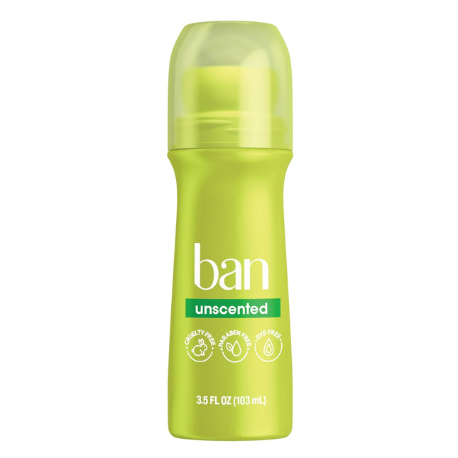 Ban Original Invisible Roll-On Antiperspirant Deodorant Unscented 3.5oz 12-Pack - Personal Care > Bath & Body