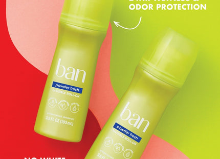 Ban Classic R-On Invisible Antiperspirant Deodorant Powder Fresh 3.5oz (2 Pack) - Personal Care > Bath & Body
