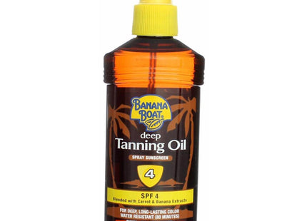 Banana Boat Dark Tanning Oil Spray SPF4 Sunscreen 8 oz (2 Pack) - Personal Care > Sun Protection &