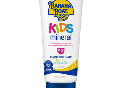 Banana Boat Kids 100% Mineral SPF 50 Sunscreen Lotion 6oz (2 Pack) - Personal Care > Sun Protection & Tanning