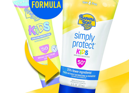 Banana Boat Kids 100% Mineral SPF 50 Sunscreen Lotion 6oz (2 Pack) - Personal Care > Sun Protection & Tanning