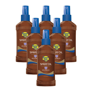 Banana Boat Protective Spectrum Tanning Oil Spray Sunscreen SPF 15 8oz (6 Pack) - Personal Care > Sun Protection &