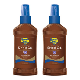 Banana Boat Protective Spectrum Tanning Oil Spray Sunscreen SPF 15 8oz (2 Pack) - Personal Care > Sun Protection &