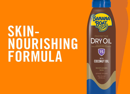 Banana Boat Protective Tanning Dry Oil SPF 15 Clear Spray Sunscreen 6oz - Personal Care > Sun Protection &