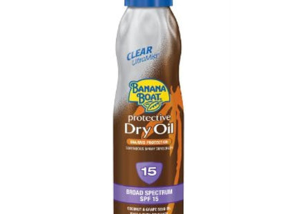 Banana Boat Protective Tanning Dry Oil SPF 15 Clear Spray Sunscreen 6oz - Personal Care > Sun Protection &