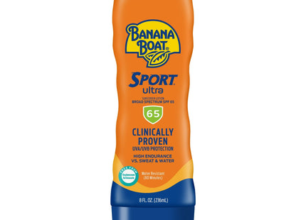 Banana Boat Sport Ultra High SPF 65 Sunscreen Lotion 8oz (2 Pack) - Personal Care > Sun Protection & Tanning