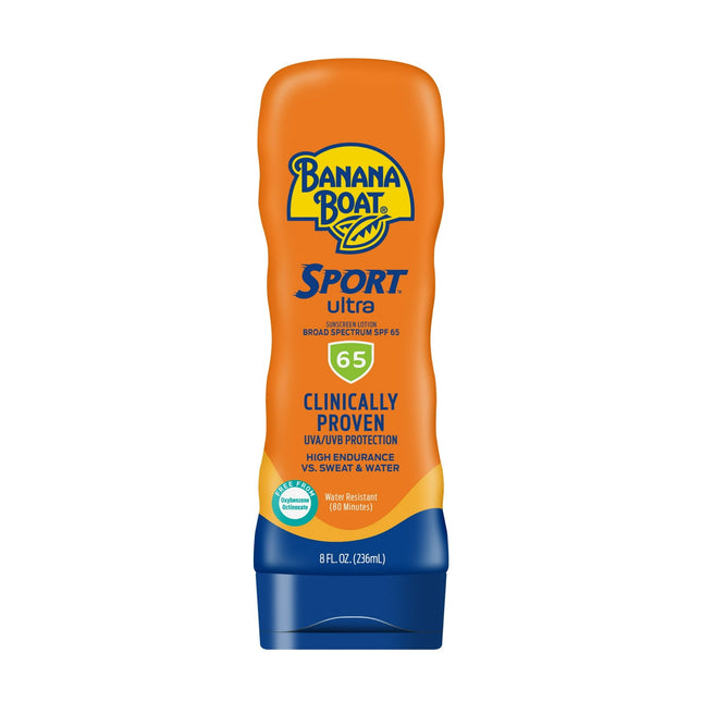 Banana Boat Sport Ultra High SPF 65 Sunscreen Lotion 8oz (2 Pack) - Personal Care > Sun Protection & Tanning