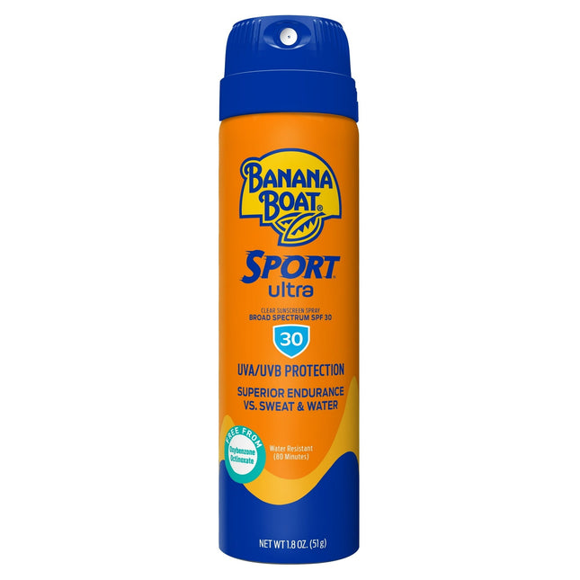 Banana Boat Sport Ultra SPF30 Sunscreen Spray Adult Sunblock 1.8oz (24 Pack) - Personal Care > Sun Protection & Tanning