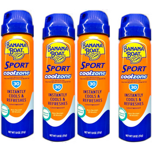 Banana Boat Sport Ultra SPF30 Sunscreen Spray Adult Sunblock 1.8oz (4 Pack) - Personal Care > Sun Protection & Tanning