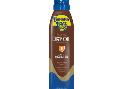 Banana Boat Ultra Mist Dry Oil Clear SPF 8 Sunscreen Spray 6oz (12 Pack) - Personal Care > Sun Protection & Tanning