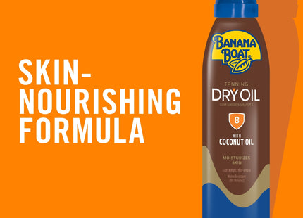 Banana Boat Ultra Mist Dry Oil Clear SPF 8 Sunscreen Spray 6oz - Personal Care > Sun Protection & Tanning Lotion