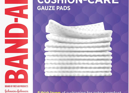 Band-Aid Brand Cushion Care Gauze Pads Small 2 in X 10ct (12 Pack) - Health > First Aid Bandages & Dressings