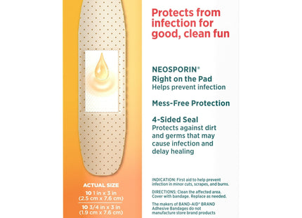Band-Aid Brand Bandages with Neosporin Antibiotic Assorted Sizes 20ct (4 Pack) - Health Care > First Aid Gauze &