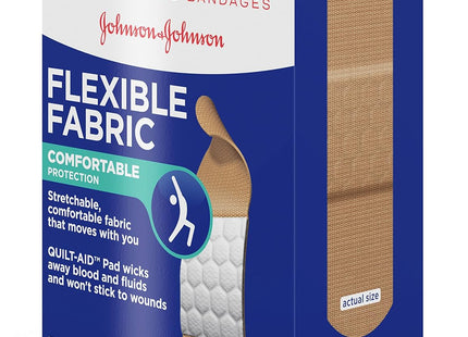 Band-Aid Brand Flexible Fabric Adhesive Bandages All One Size 30ct (5 Pack) - Health Care > First Aid Gauze & Dressings