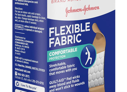Band-Aid Brand Flexible Fabric Adhesive Bandages All One Size 30ct (5 Pack) - Health Care > First Aid Gauze & Dressings
