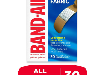 Band-Aid Brand Flexible Fabric Adhesive Bandages All One Size 30ct (5 Pack) - Health Care > First Aid Gauze & Dressings