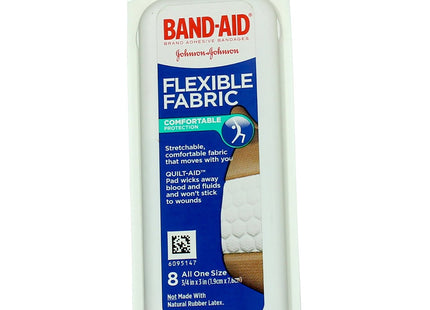Band-Aid Brand Flexible Fabric Adhesive Bandages All One Size 8ct (10 Pack) - Health Care > First Aid Gauze & Dressings