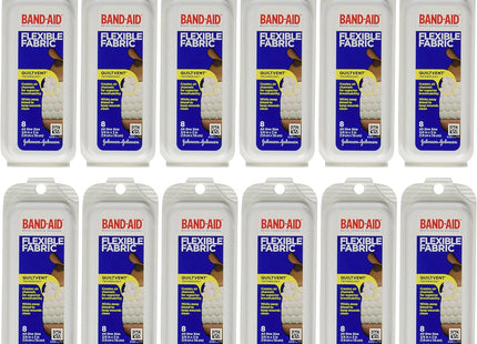 Band-Aid Brand Flexible Fabric Adhesive Bandages All One Size 8ct (5 Pack) - Health Care > First Aid Gauze & Dressings