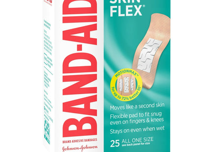 Band-Aid Brand Skin-Flex Adhesive Bandages All One Size 25ct (12 Pack) - Health Care > First Aid Gauze & Dressings