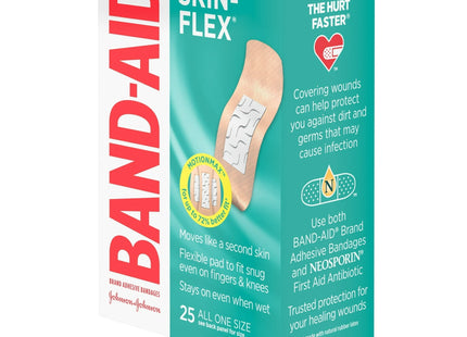 Band-Aid Brand Skin-Flex Adhesive Bandages All One Size 25ct (12 Pack) - Health Care > First Aid Gauze & Dressings