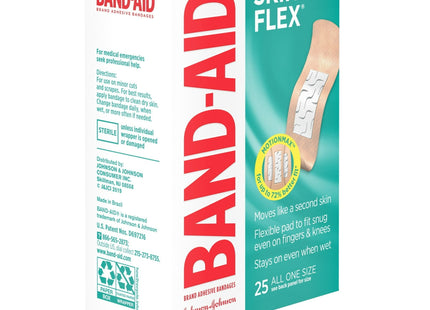Band-Aid Brand Skin-Flex Adhesive Bandages All One Size 25ct (24 Pack) - Health Care > First Aid Gauze & Dressings