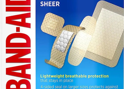 band aid bandages, light breath protection, large, 30 pieces