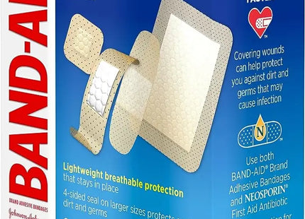 band aid® bandages, medium, white, 50 / box