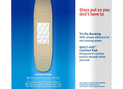 Band-Aid Brand Tru-StaySheer Adhesive Bandages Assorted 80ct (6 Pack) - Health Care > First Aid Gauze & Dressings