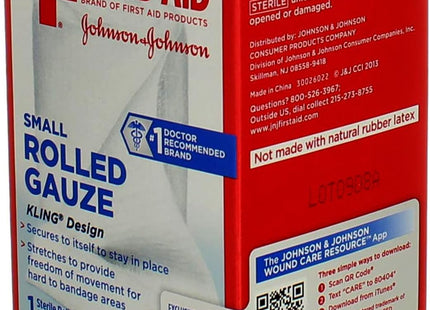 Band Aid First Product Flexible Rolled Gauze 2 in X 2.5 Yd (12 Pack) - Health Care > Bandages & Dressings