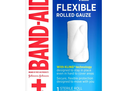 Band Aid First Product Flexible Rolled Gauze 2 in X 2.5 Yd (12 Pack) - Health Care > Bandages & Dressings