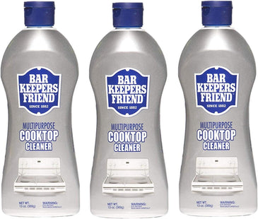 Bar Keepers Friend Multipurpose Glass Ceramic Cooktop Cleaner 13oz (3 Pack) - Household Supplies > Cleaning Products