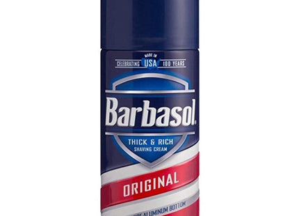 Barbasol Original Soothing Thick & Rich Shaving Cream Rust-Proof 7oz (12 Pack) - Personal Care > Grooming Creams Foams