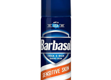 Barbasol Sensitive Skin Thick & Rich Shaving Cream for Men Travel 2oz (12 Pack) - Personal Care > Grooming Creams Foams