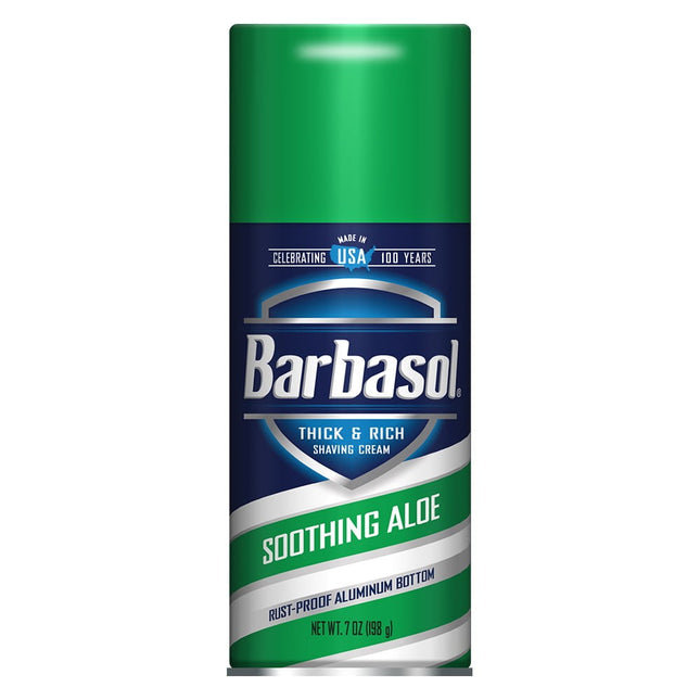 Barbasol Thick & Rich Soothing Aloe Shaving Cream Rust-proof 7oz(4 Pack) - Personal Care > Grooming Creams Foams Gels