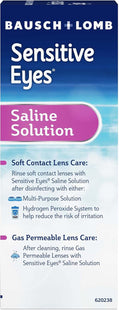 Bausch And Lomb Sensitive Eyes Plus Saline Contact Solution 12 Floz (3 Pack) - Personal Care > Vision Lens