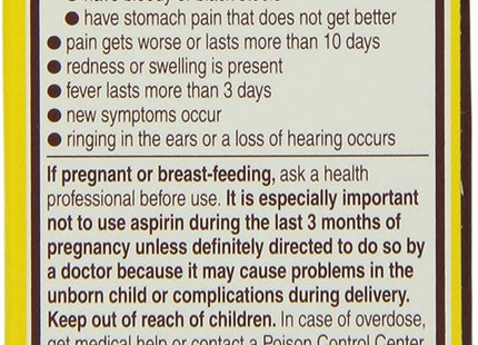 Bayer Aspirin Pain Reliever & Fever Reducer 325mg Coated Tablets 24ct (2 Pack) - Health Care > Over-the-Counter