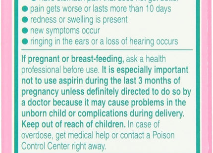 Bayer Chewable Aspirin Low Dose Pain Reliever Tablets 81mg Cherry 36ct - Health Care > Over-the-Counter Medication &