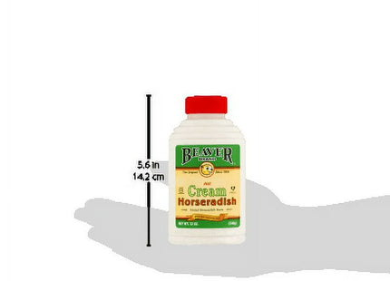 Beaver Brand Cream Style Horseradish Squeezable Bottles 12oz - Food & Beverages > Condiments Sauces Marinades