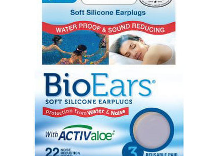 Bioears Soft Silicone Earplugs For Noise Reduction 3 pairs (3 Pack) - Personal Care > Ear Plugs