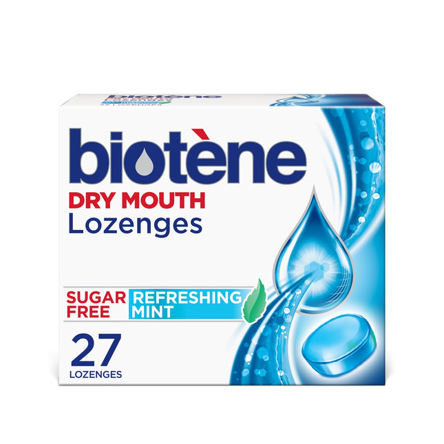 Biotene Dry Mouth Lozenges Relief and Breath Freshener Refreshing Mint 27ct - Personal Care > Oral Fresheners