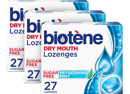 Biotene Dry Mouth Lozenges Relief and Breath Freshener Refreshing Mint 27ct (3 Pack) - Personal Care > Oral Fresheners