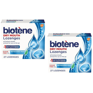 Biotene Dry Mouth Lozenges Relief and Breath Freshener Refreshing Mint 27ct (2 Pack) - Personal Care > Oral Fresheners