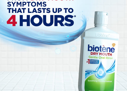 Biotene Moisturizing Oral Rinse Mouthwash for Dry Mouth Mint 16oz - Personal Care >