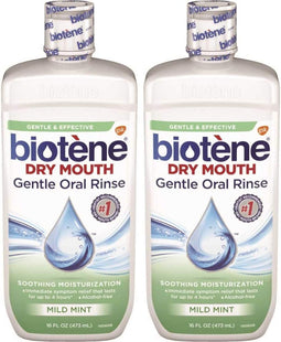 Biotene Moisturizing Oral Rinse Mouthwash for Dry Mouth Mint 16oz (2 Pack) - Personal Care >