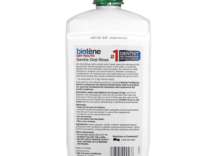 Biotene Moisturizing Oral Rinse Mouthwash for Dry Mouth Mint 16oz (2 Pack) - Personal Care >