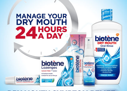 Biotene Moisturizing Oral Rinse Mouthwash for Dry Mouth Mint 16oz (4 Pack) - Personal Care >